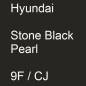 Preview: Hyundai, Stone Black Pearl, 9F / CJ.